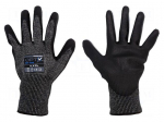 Protective gloves | Size: 11,XXL | grey | steel wire,HPPE,polyester