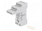 Socket | PIN: 8 | for DIN rail mounting