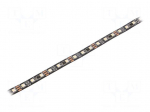 Programmable LED tape | RGBW | 5050 | LED/m: 60 | 12mm | black PCB | IP20