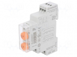 Automation module: timer | 0,5s&divide;10days | DPDT | 250VAC/8A | 12&divide;240VDC