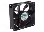 Fan: DC | axial | 24VDC | 92x92x25mm | 66.76m3/h | 28dBA | Vapo | 2400rpm