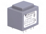 Transformer: encapsulated | 2.5VA | 400VAC | 9V | 277.8mA | PCB | IP00