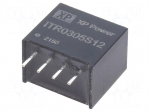 Converter: DC/DC | 3W | Uin: 4.5&divide;5.5VDC | Uout: 12VDC | Iout: 250mA | SIP4