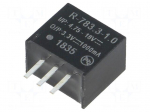 Converter: DC/DC | 3.3W | Uin: 4.75&divide;18VDC | Uout: 3.3VDC | Iout: 1A | SIP3