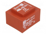 Transformer: encapsulated | 10VA | 230VAC | 24V | 417mA | PCB