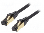 Patch cord | S/FTP | Cat: Cat 8 | RJ45 plug,both sides | stranded | Cu