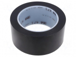 Tape: marking | black | L: 33m | W: 50mm | Thk: 0.13mm | 2.5N/cm | 130%