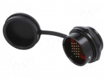 Connector: circular | socket | male | PIN: 20 | IP67 | SA28 | 5A | 400V