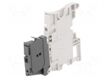 Splice terminal: rail | Entrelec | 150V | for DIN rail mounting