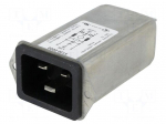 Connector: AC supply | socket | male | 16A | 250VAC | C20 (I) | 5130