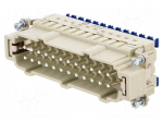Connector: HDC | contact insert | male | 16A | 500V | Han&reg; ES Press