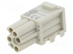 Connector: HDC | module | female | Han-Modular&reg; Domino | PIN: 6 | Han D&reg;