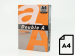 Colour paper Double A, 80g, A4, 500 sheets, Saffron