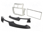 Radio frame | Toyota | 2 DIN | black,silver