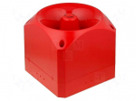 Signaller: sound | siren | 10&divide;60VDC | 120dB | Nexus 120 | IP66 | red | ABS