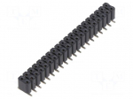 Connector: pin strips | socket | female | PIN: 40 | SMT | 3A | 125V | 2.54mm