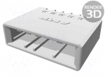 Connector: wire-board | socket | male | PIN: 5 | Dynamic D-3100S | THT
