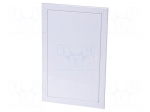 Enclosure: for modular components | IP40 | plaster embedded
