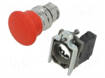 Switch: emergency stop | 22mm | Stabl.pos: 2 | NC | red | none | IP66