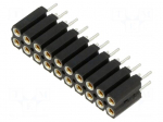 Connector: pin strips | socket | female | PIN: 20 | THT | 3A | 150V | BL 6
