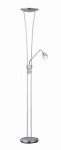 Trio Arizona LED stāvlampa uplighter brushed steel  426410207 4017807244717
