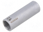 Socket | socket spanner | HEX 12mm | 1/4" | Socket: 6-angles