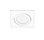 Trio-Lighting Rila LED matt white square griestos iebūvējams gaismeklis