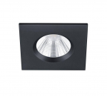 Trio Zagros LED recessed spotlight IP65 matt black square gaismeklis 650610132 4017807442595