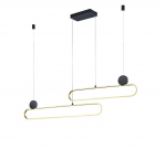 Trio-Lighting Grant LED  matt brass piekaramā lampa