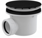 Sifons du&scaron;vannai A49BLACK matēts melns &Oslash;90 Sifons du&scaron;vannai A49BLACK &Oslash;90mm