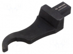 Wrench tip | torque,hook | Spanner: 28&divide;36mm | Socket size: 14x18mm