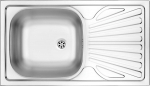 1-bowl steel sink with drainer