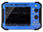 Handheld oscilloscope | 120MHz | 8bit | LCD 8" | Ch: 2 | 1Gsps | 40pts