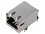 Connector: RJ45 | socket | PIN: 8 | Cat: 5 | shielded,with LED | 8p8c