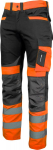 Jalan&otilde;ud, t&ouml;&ouml;riided | Isikukaitsevahendid // T&ouml;&ouml;-, kaitse-, k&otilde;rgn&auml;htavusega riided // Spodnie ostrzegawcze czarno-pomarańczowe, "m", ce, lahti