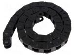 Cable chain | B15/B15i | Bend.rad: 75mm | L: 1006mm | Int.width: 15mm