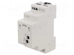 Automation module: timer | 0,1s&divide;10days | SPDT | 250VAC/16A | PCM | IP20