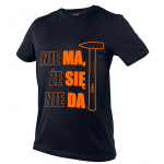 Jalan&otilde;ud, t&ouml;&ouml;riided | Isikukaitsevahendid // T&ouml;&ouml;-, kaitse-, k&otilde;rgn&auml;htavusega riided // T-shirt z nadrukiem, MA SIĘ DA, rozmiar XXL