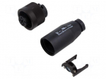 Connector: circular | 400V | 16A | PIN: 4 | plug | female | screw terminal
