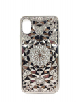 Back panel cover GreenGo Apple iPhone X 3D Case Silver