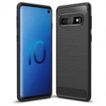 Back panel cover iLike Samsung Samsung Galaxy Note 10 Back Case CARBON Black