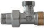 Straight lockshield 1/2''x3/4'' EK