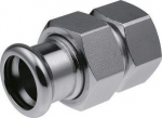 Female union connector 15x1/2''  (Steel) KAN-ther