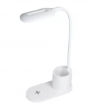 Wireless charger CP  X2W 2in1 10W Universal Smartphone Wireless Qi Charger + Flexible Desk Lamp with pen holder White