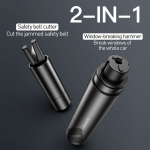 Baseus Sharp Tool Safety Hammer (Window-breaking+Safety belt cutting) Grey