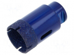 Diamond hole saw | &Oslash;: 35mm | for dry running,ceramic tile