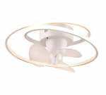 Umea LED ceiling fan matt white ventilators