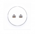 Fibaro Walli N socket-outlet 2 x RJ-45 White