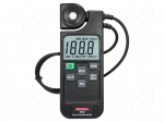 Meter: solar power | Range: 0&divide;1999W/m2 | Equipment: case | 0&divide;40&deg;C