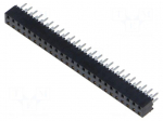 Connector: pin strips | socket | female | PIN: 50 | straight | THT | 2mm